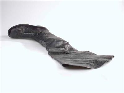 10211.jpg; 10211; Lieslaars met wijd uitlopende kap; theaterschoen