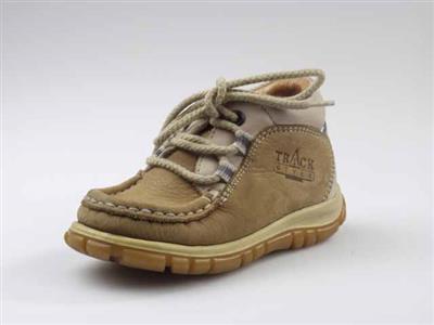 10758.jpg; 10758; Hoge schoen met veter sluiting en ingenaaid plateau.; derbybottine