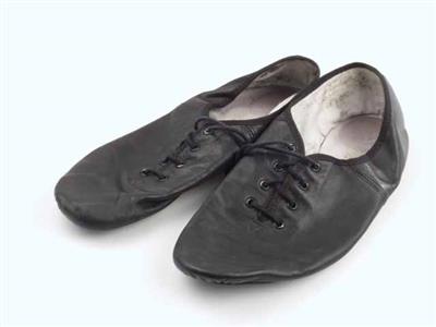 11348.jpg; 11348; balletschoen met vetersluiting; balletschoen