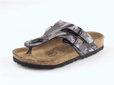 12184.jpg; 12184; Slipper met twee wreefbanden met gespen; teenslipper