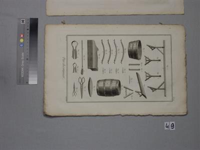 85118.jpg; 85118; 'Parcheminier'. Pl. II; prent