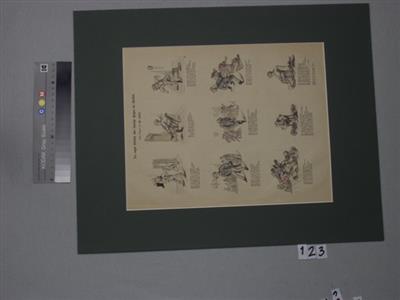 85191.jpg; 85191; 'Die engen Stiefeln oder Traurige Folgen der Eitelkeit' - Nauwe laarzen of de treurige gevogen van ijdelheid.; centsprent