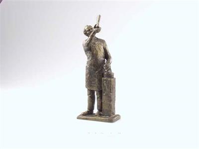 91570.jpg; 91570; beeld van een schoenmaker; beeld