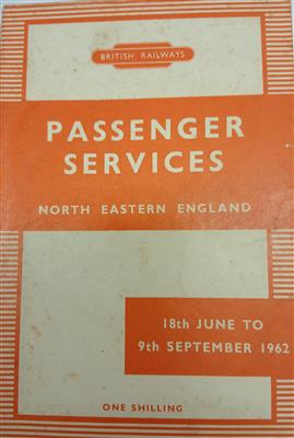 7becc0d0-f16a-43cf-86ba-2e5170cd90ec.jpg; E0811/4/15; Timetable - British Railways Passenger Services North Eastern England 18th June 1962 to 9th September 1962; Operational