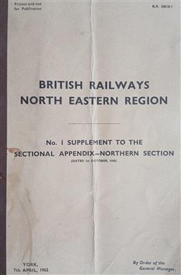 89b81252-4725-4b1e-b3d7-62e82816fde5.jpg; E1015/3/16; BR NER No 1 Supplement to Sectional Appendix; Operational