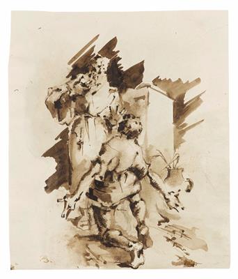 7b3a9282-38a1-476b-a77d-b7bec64ceb4a.jpg; 1118; Der junge Fischer und seine Seele | The Young Fisherman and His Soul; Zeichnung | Drawing