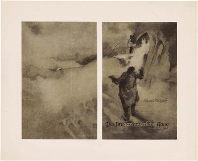 e623159a-8d7b-4036-b7da-c84a35964e77.jpg; 1205; Des Bruders brüderlicher Gang | The Brother's Brotherly Walk - Einbandgestaltung | Cover design; Illustration / Auftragsarbeit | Illustration / Commissioned Work