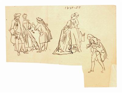 f944a283-f4d0-4eec-98ec-130c5edfca60.jpg; 25; Historisierende Kostümstudien II (1735–55) | Historicizing Costume Studies II (1735–55) ; Zeichnung | Drawing