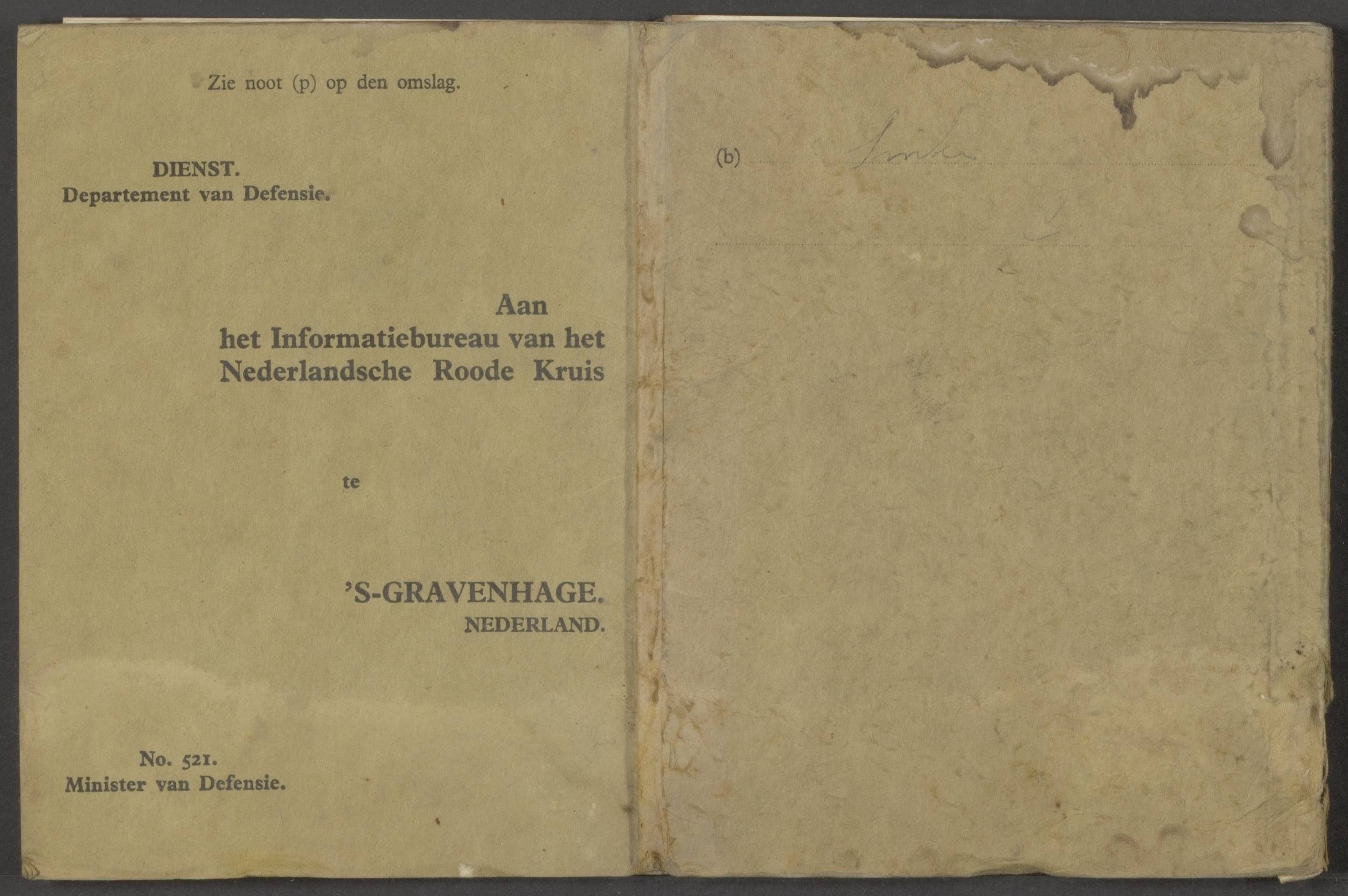 Oorlogszakboekje: Cornelis Sinke