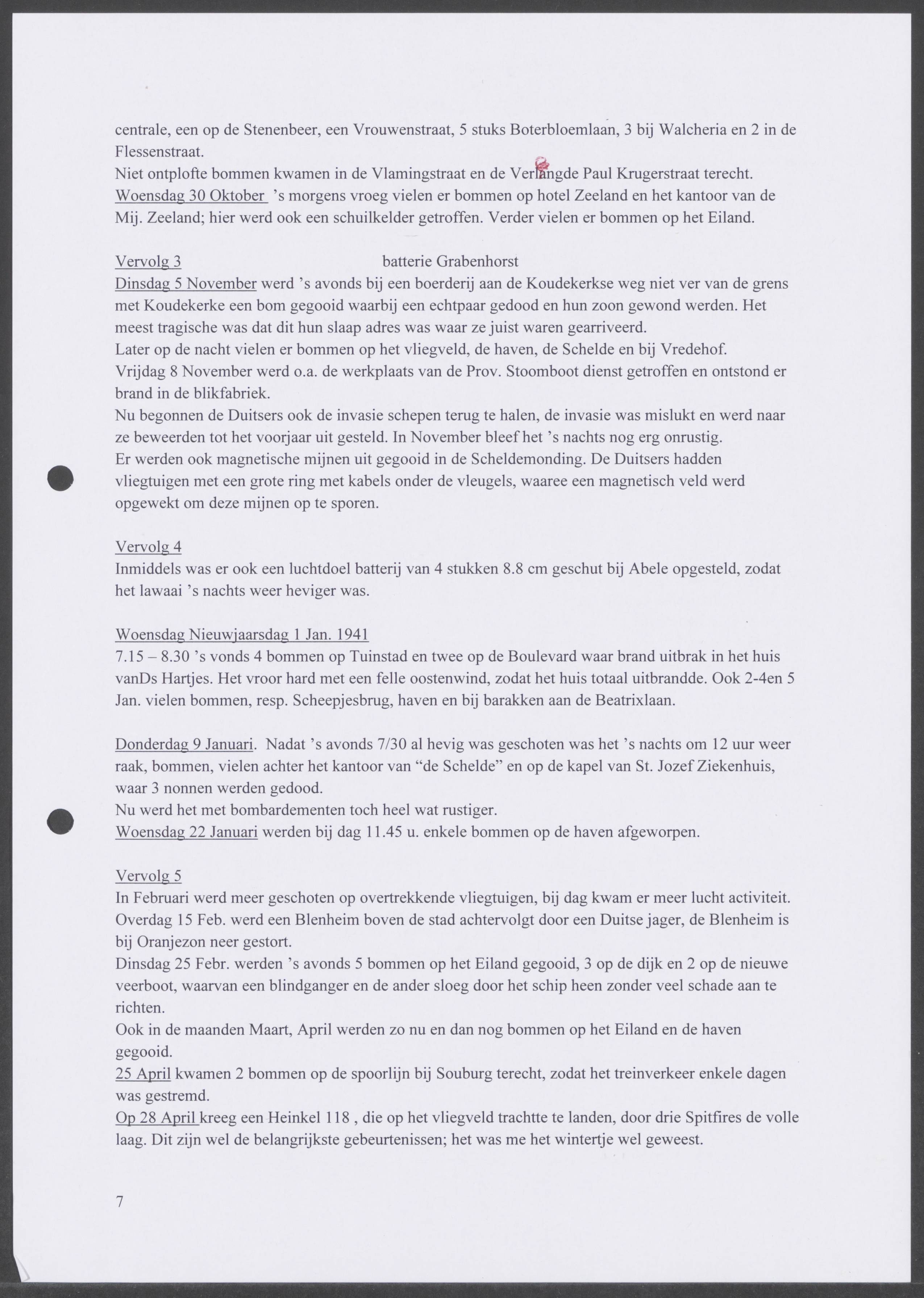 Oorlogsdagboek geschreven door Cornelis A. Puijpe 1923 – 1974 Vlissingen