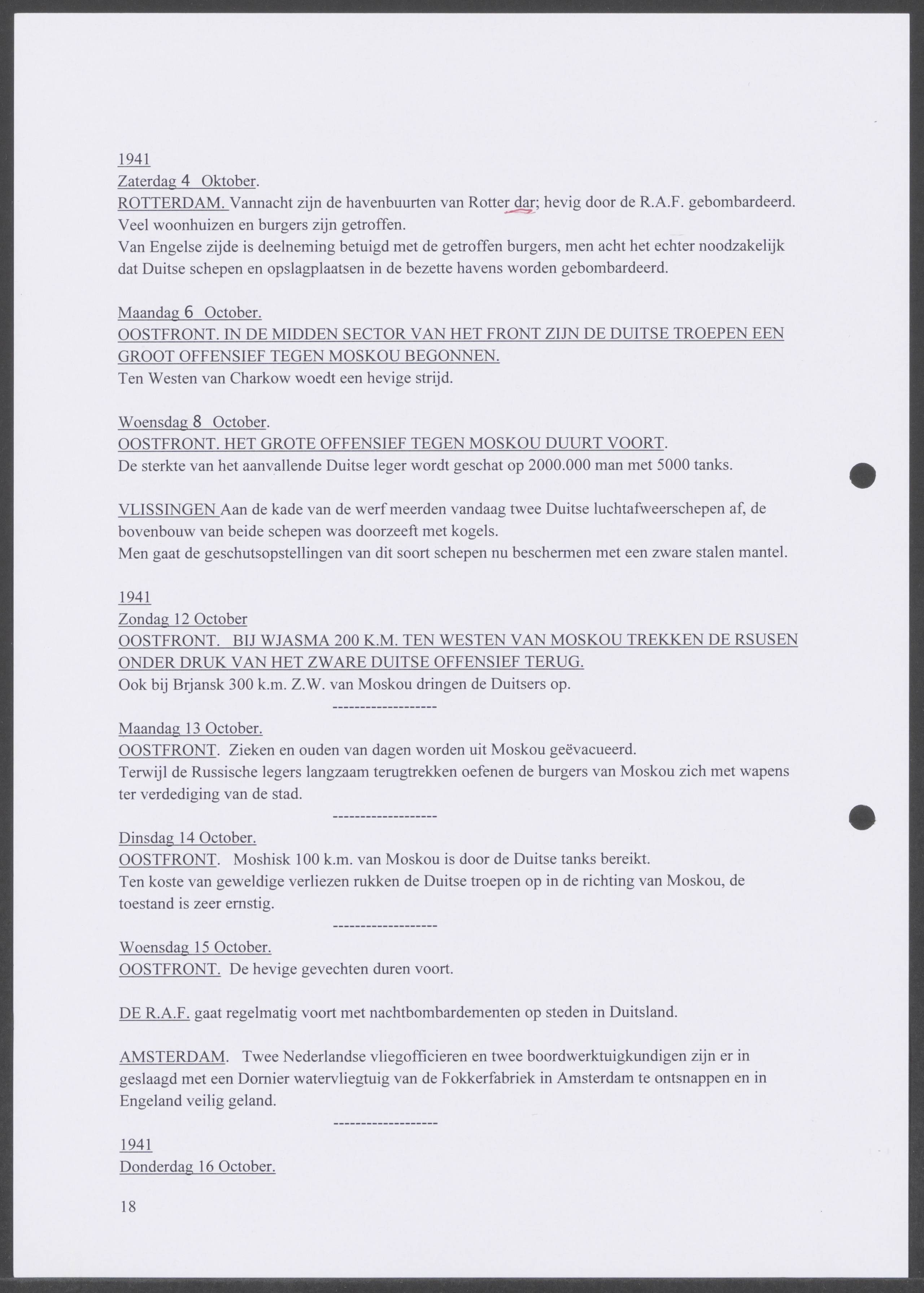 Oorlogsdagboek geschreven door Cornelis A. Puijpe 1923 – 1974 Vlissingen