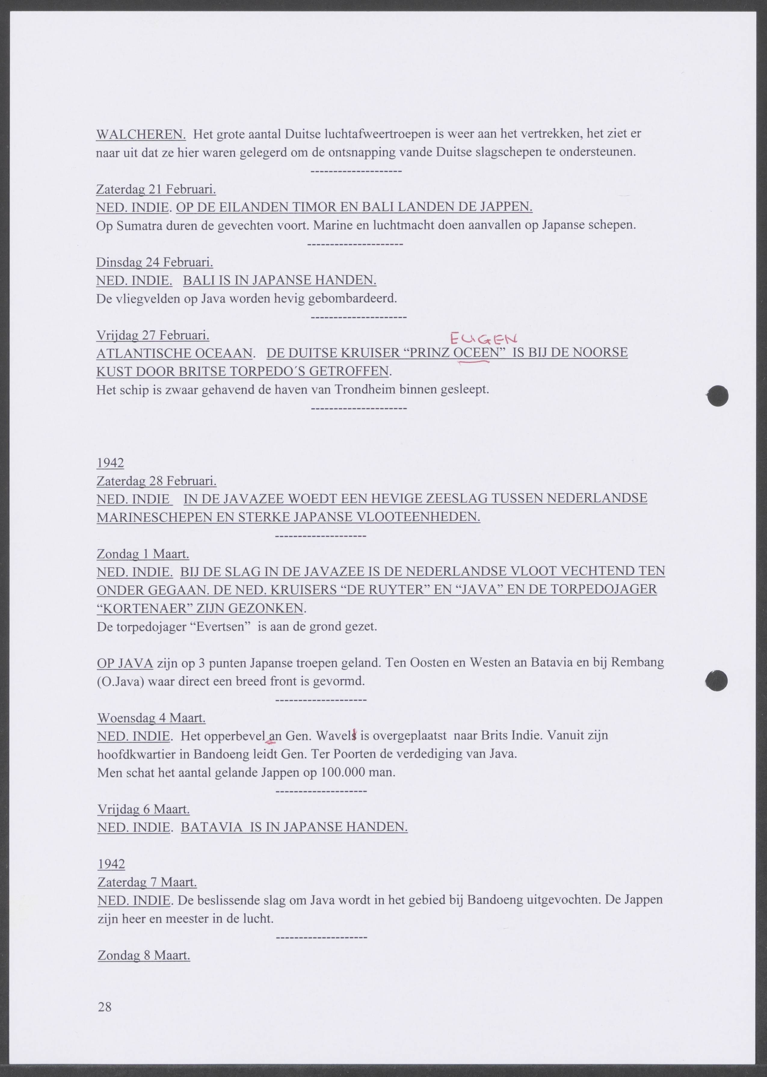 Oorlogsdagboek geschreven door Cornelis A. Puijpe 1923 – 1974 Vlissingen