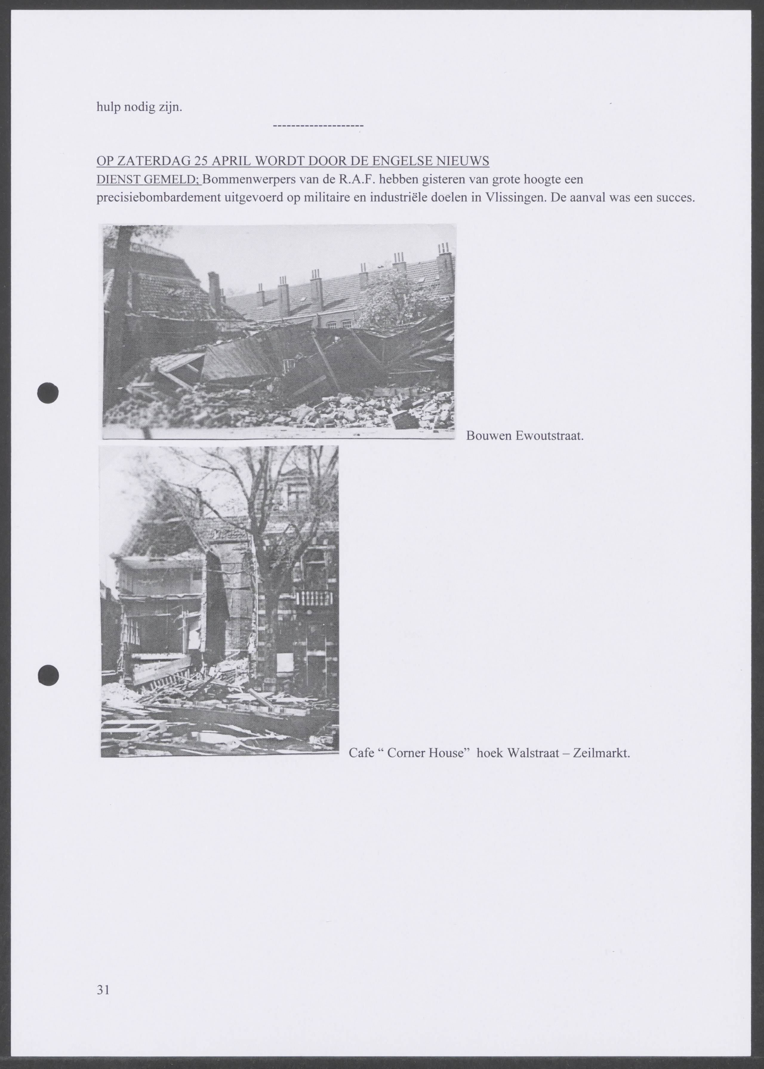 Oorlogsdagboek geschreven door Cornelis A. Puijpe 1923 – 1974 Vlissingen