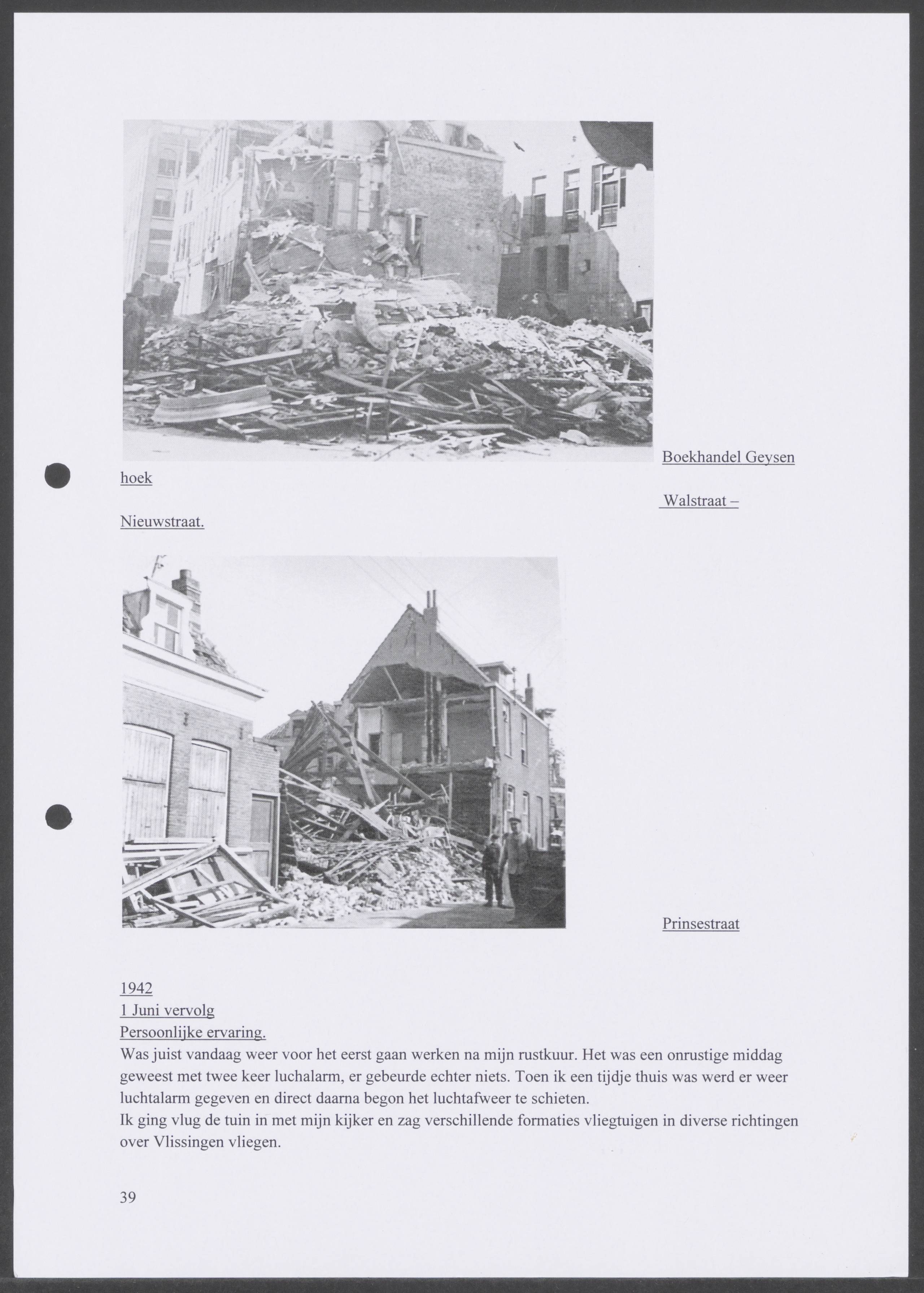 Oorlogsdagboek geschreven door Cornelis A. Puijpe 1923 – 1974 Vlissingen