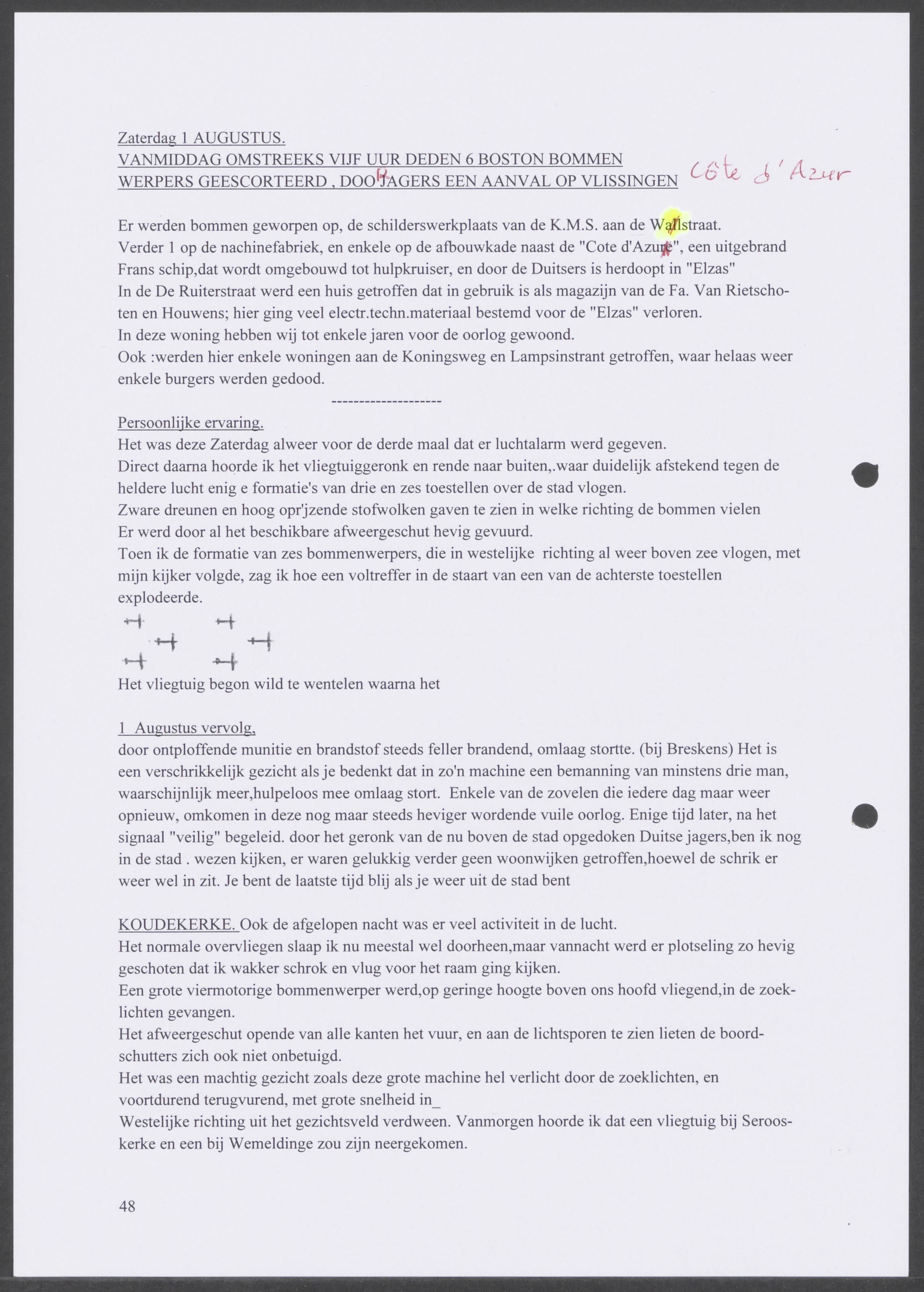 Oorlogsdagboek geschreven door Cornelis A. Puijpe 1923 – 1974 Vlissingen