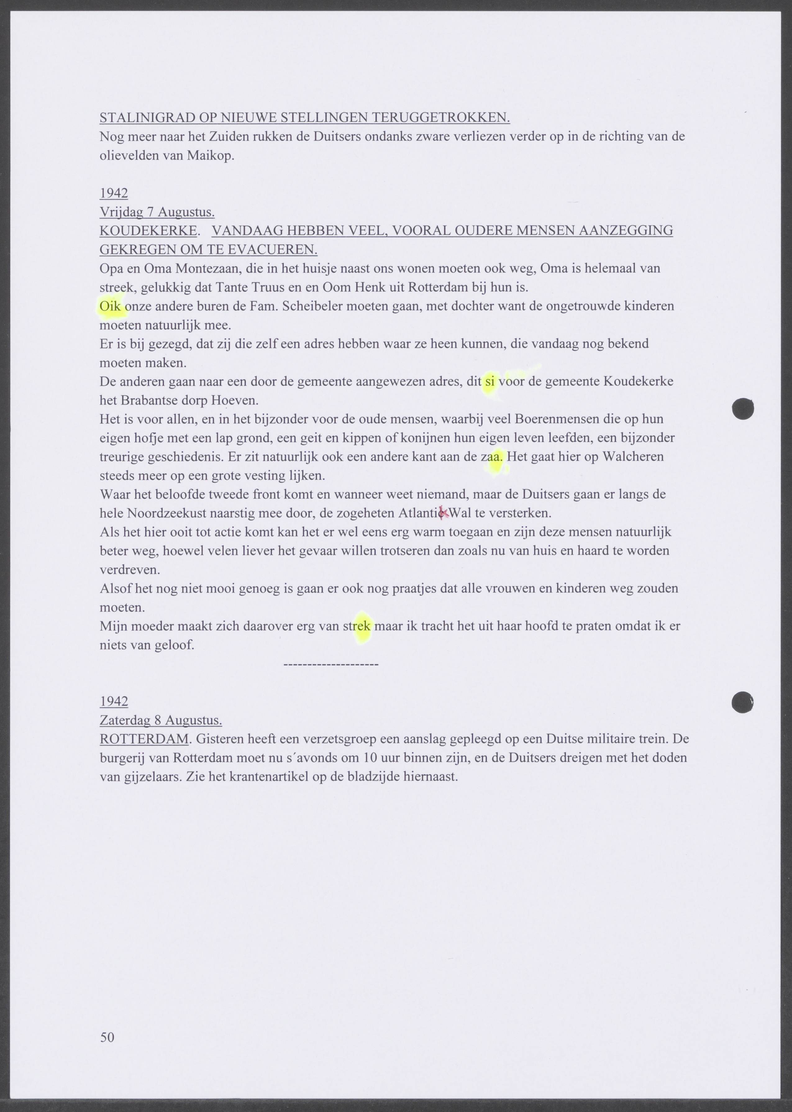 Oorlogsdagboek geschreven door Cornelis A. Puijpe 1923 – 1974 Vlissingen