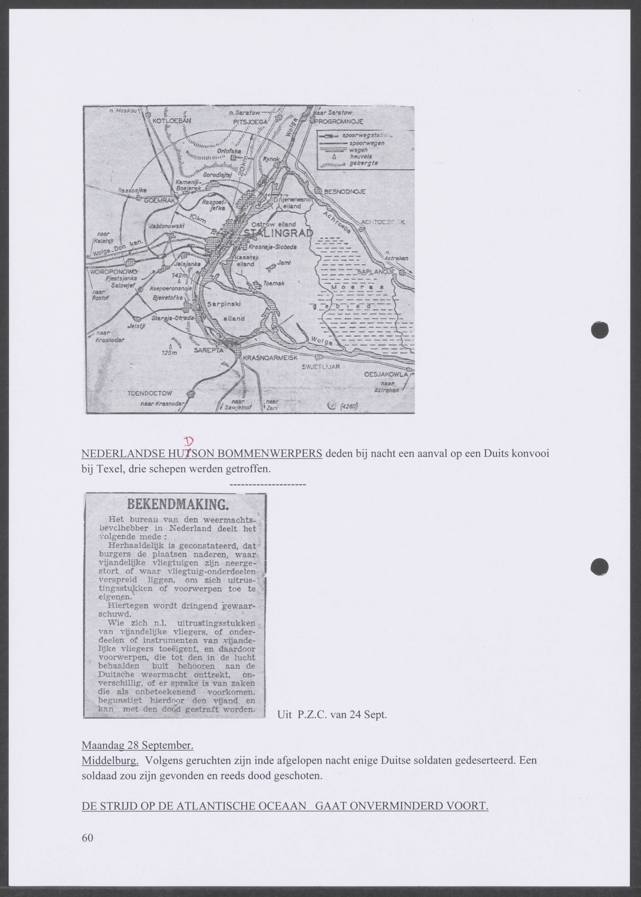 Oorlogsdagboek geschreven door Cornelis A. Puijpe 1923 – 1974 Vlissingen