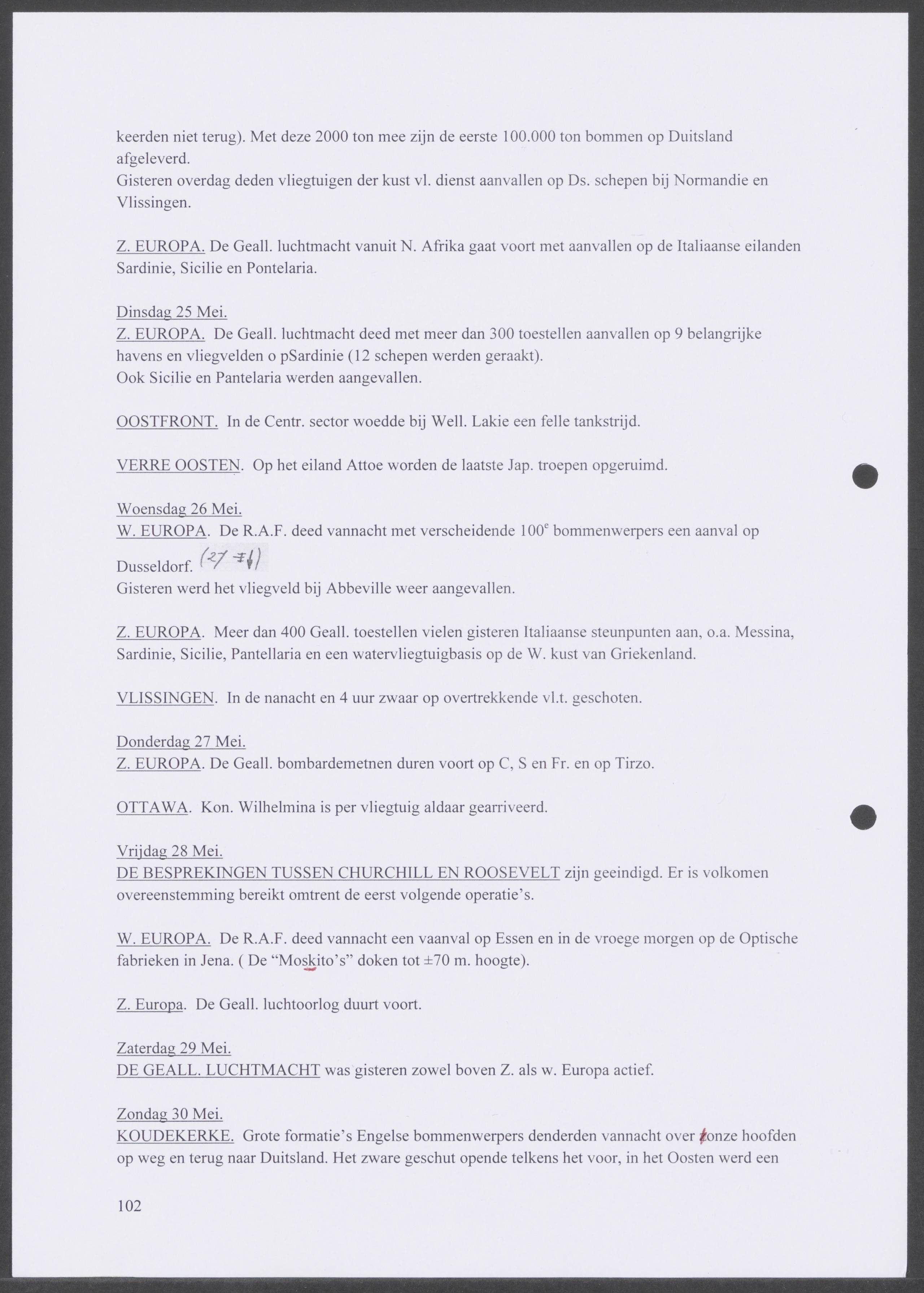 Oorlogsdagboek geschreven door Cornelis A. Puijpe 1923 – 1974 Vlissingen