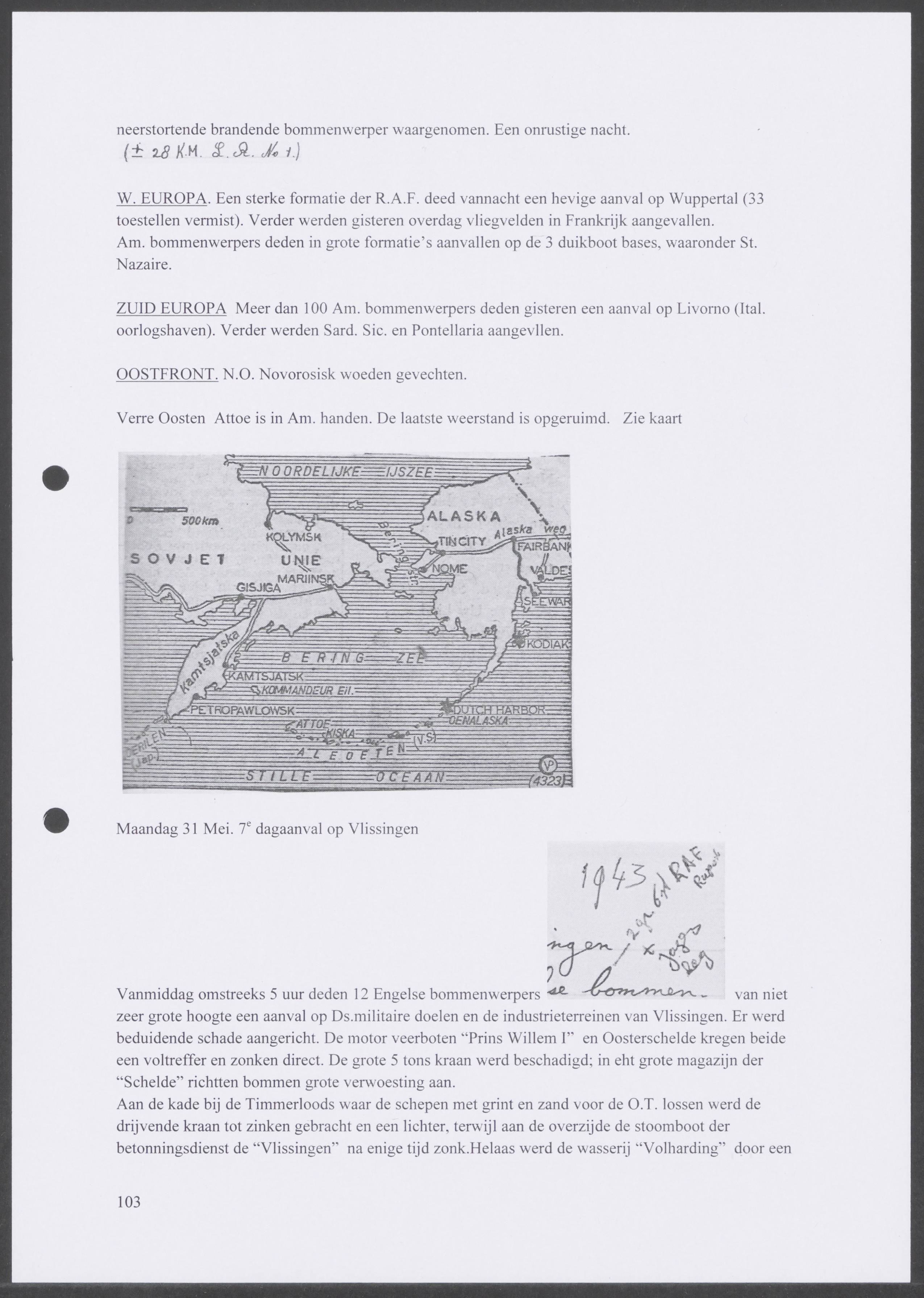 Oorlogsdagboek geschreven door Cornelis A. Puijpe 1923 – 1974 Vlissingen