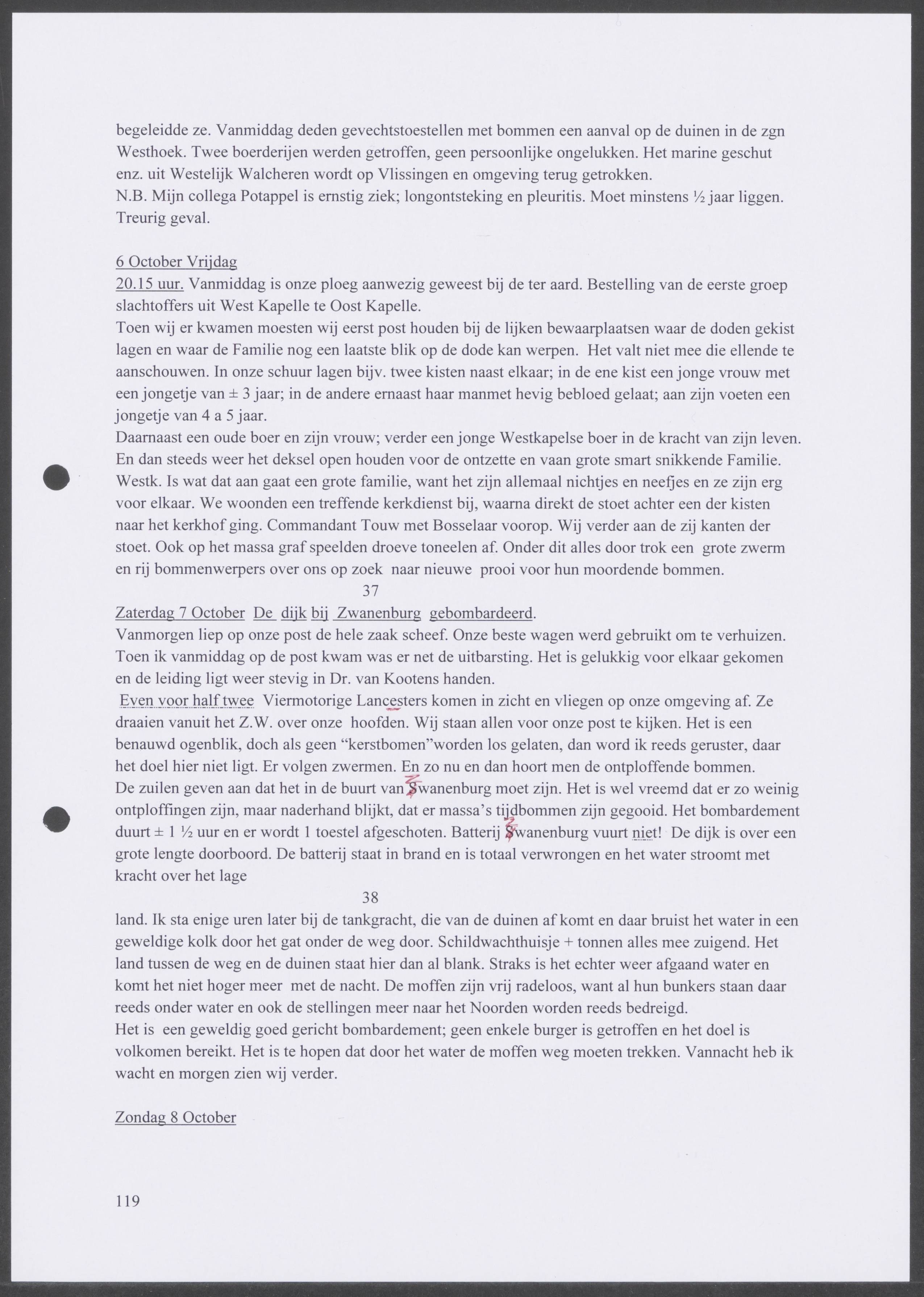 Oorlogsdagboek geschreven door Cornelis A. Puijpe 1923 – 1974 Vlissingen