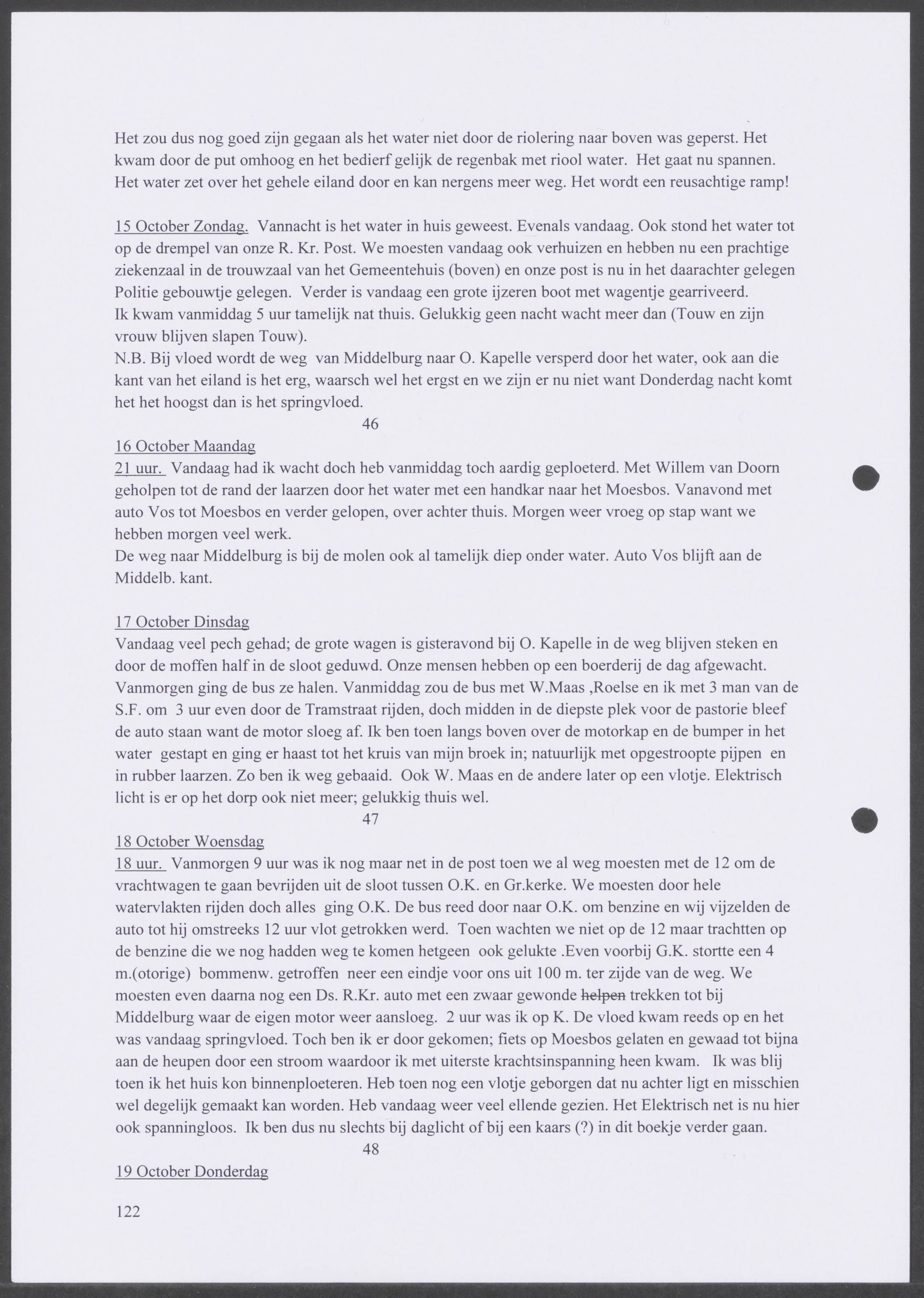 Oorlogsdagboek geschreven door Cornelis A. Puijpe 1923 – 1974 Vlissingen