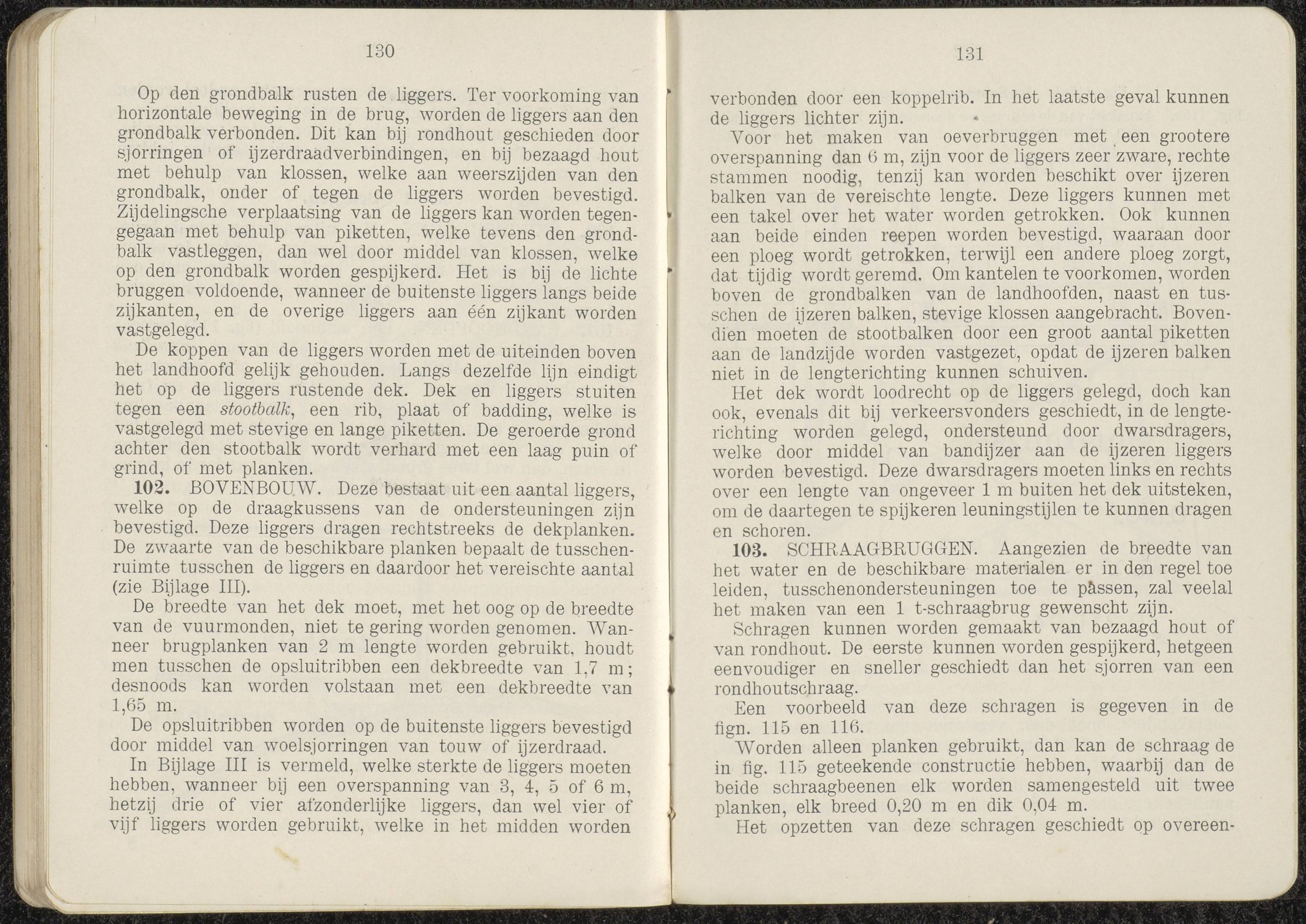 Voorschrift no 77c het inrichten van Stellingen deel III