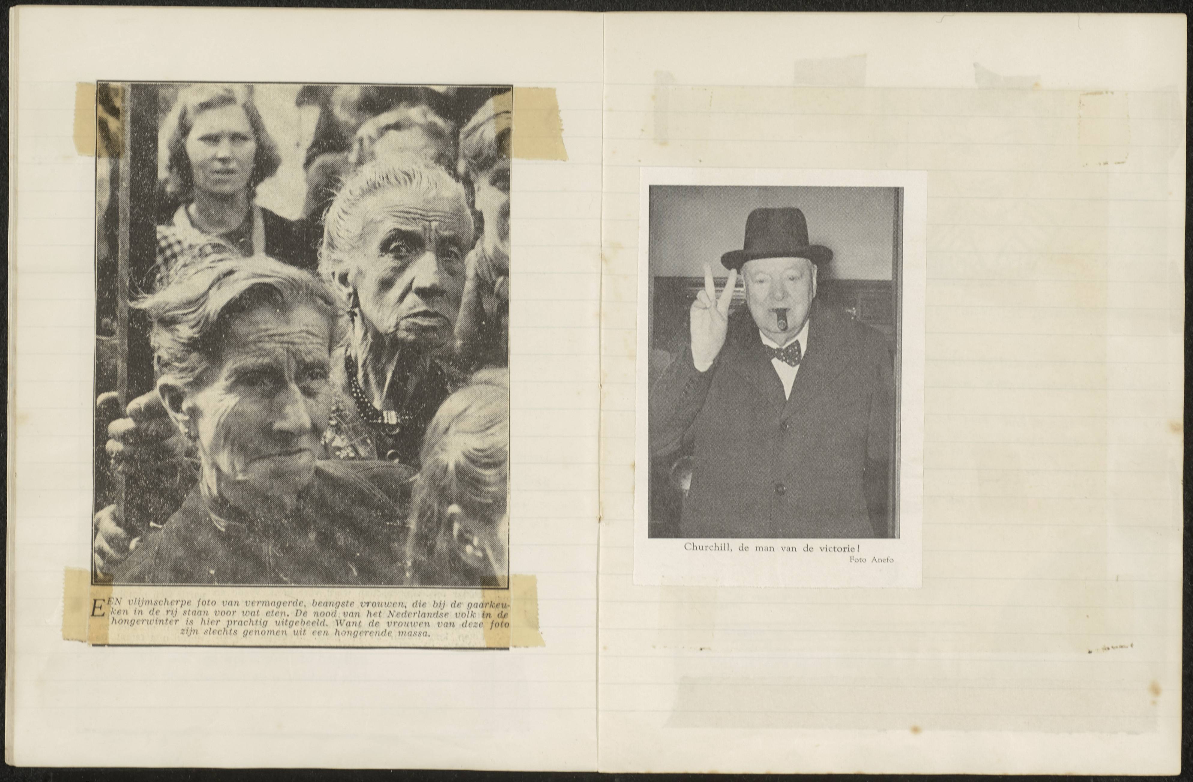 Dagboek (in schrift) over de bevrijding van Zeeland