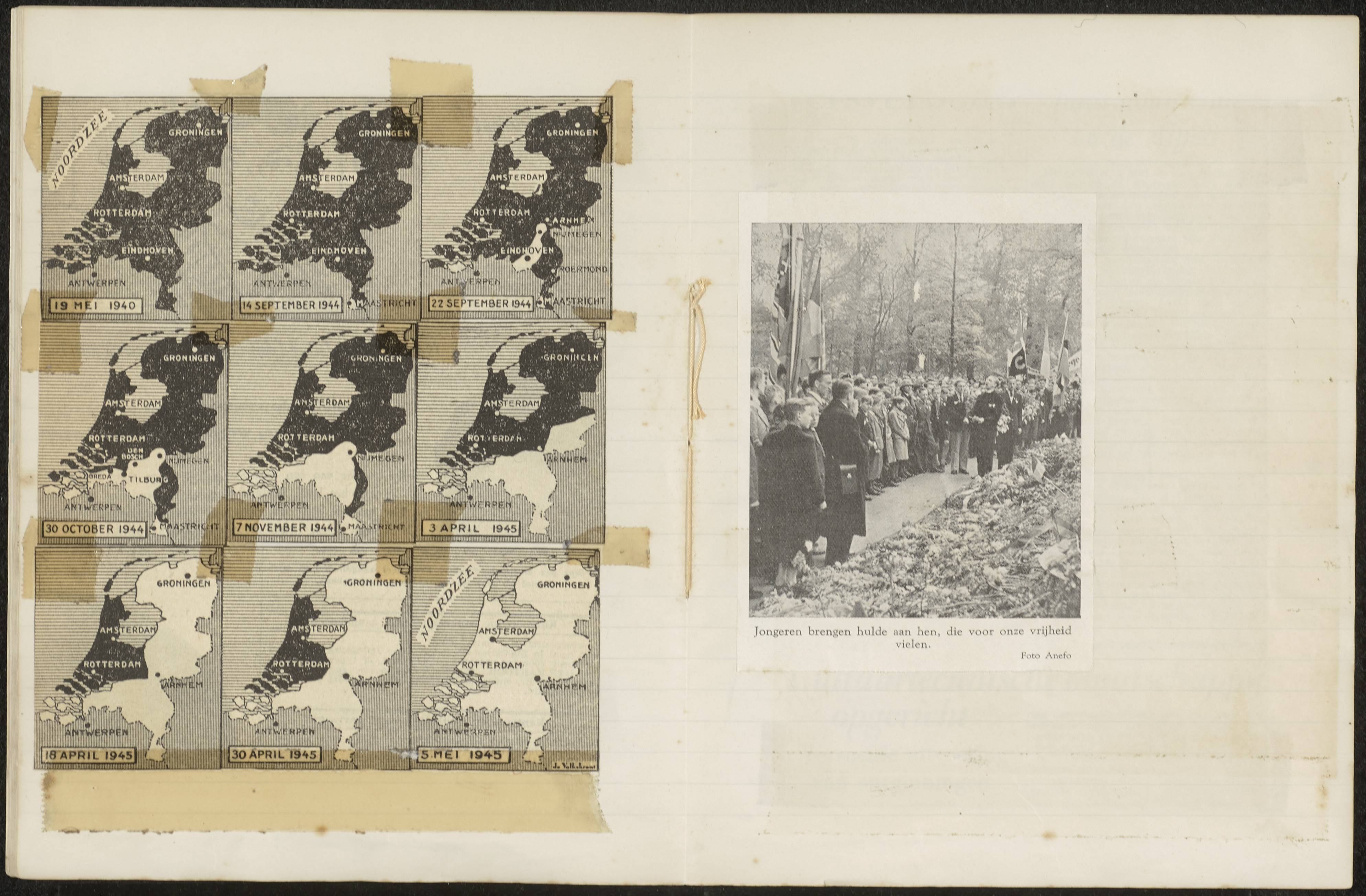 Dagboek (in schrift) over de bevrijding van Zeeland