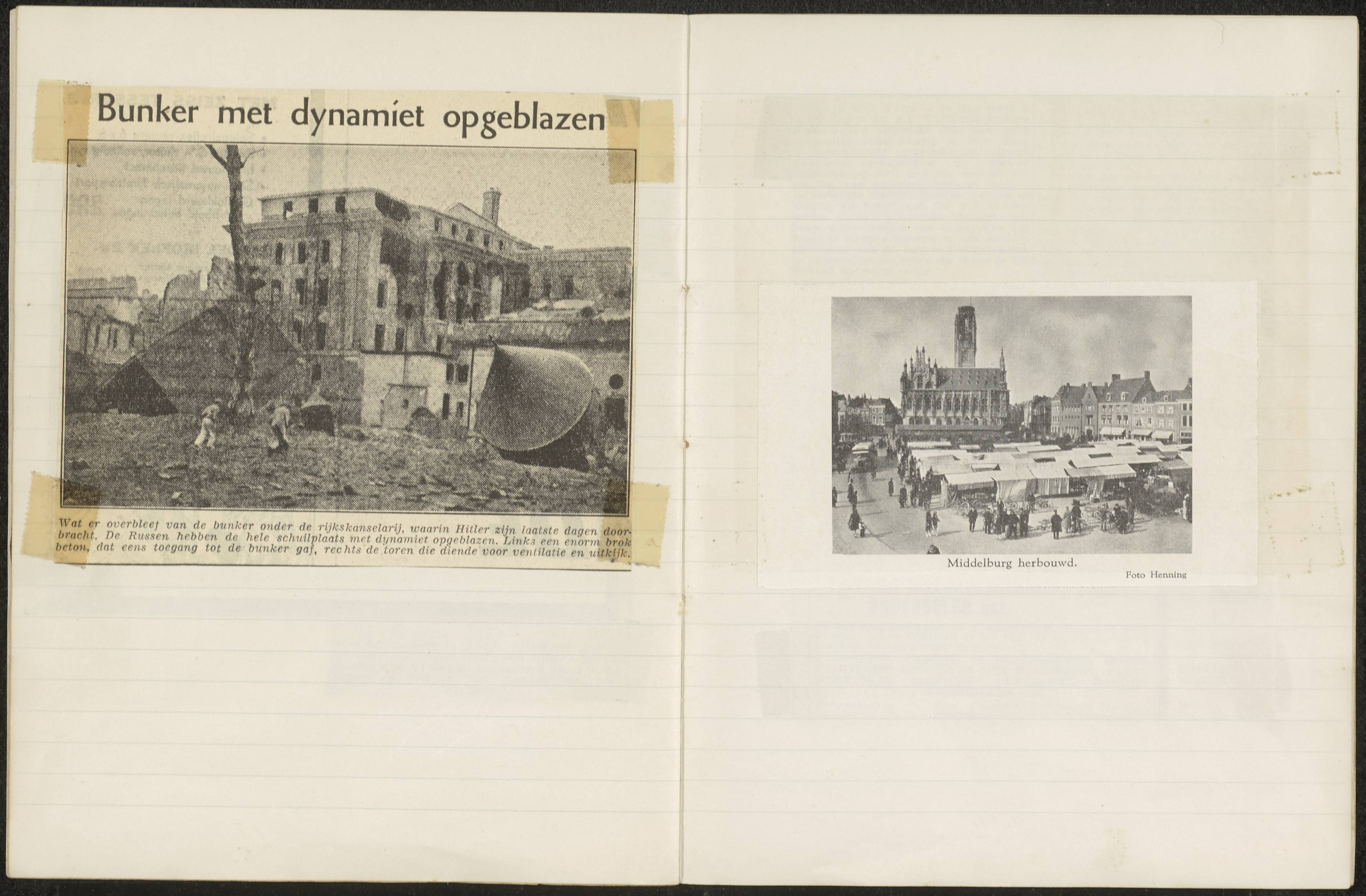 Dagboek (in schrift) over de bevrijding van Zeeland