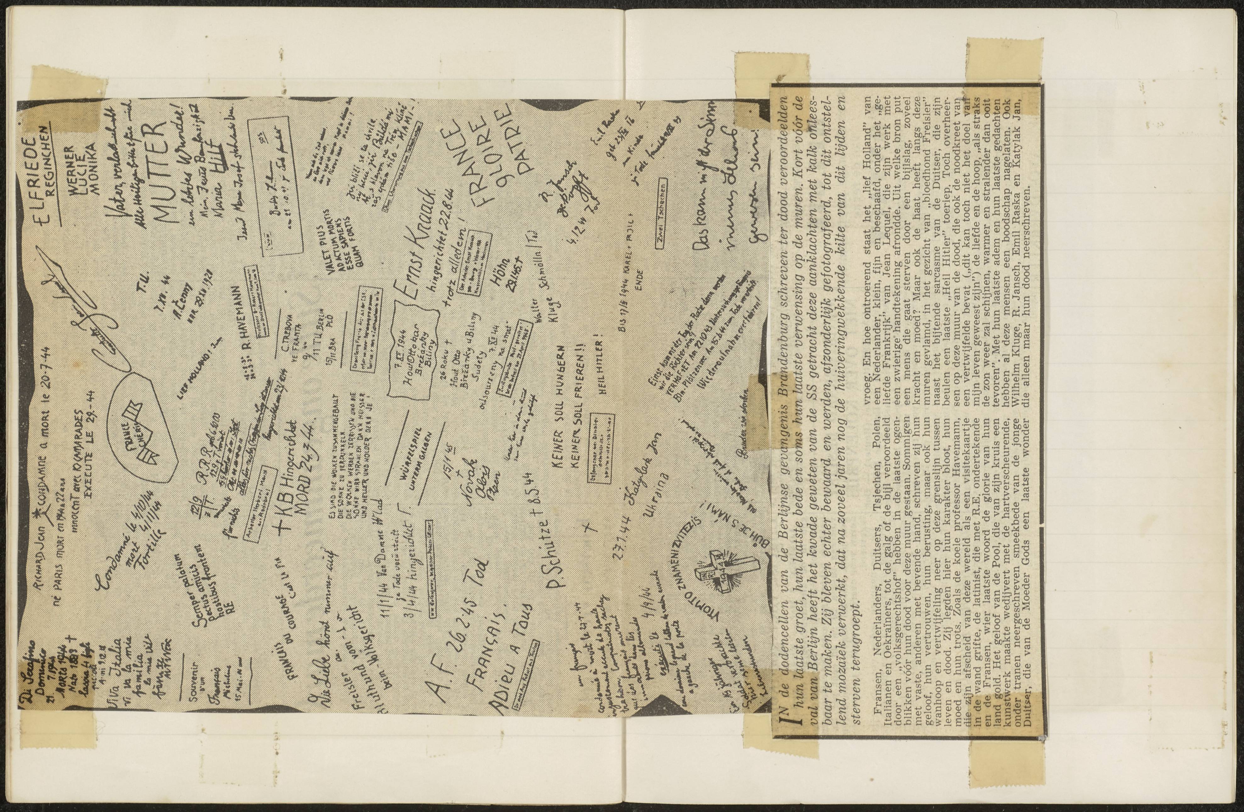 Dagboek (in schrift) over de bevrijding van Zeeland