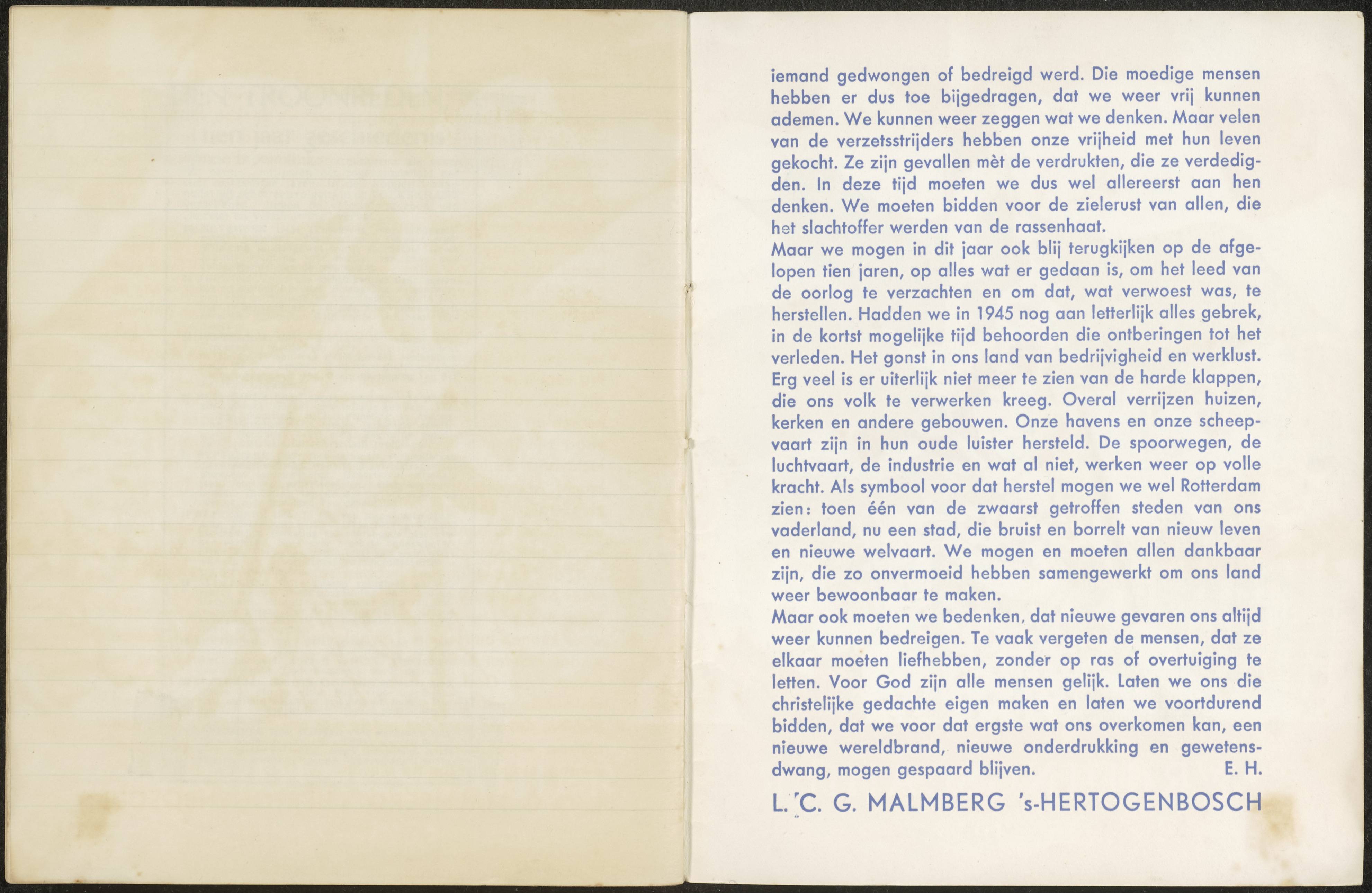 Dagboek (in schrift) over de bevrijding van Zeeland