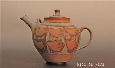 00000536.jpg; 0491.01; Theepot met deksel; theepot
