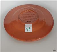 06322628-d0e9-412c-8d70-2ebced4e5b40.jpg; JB005; Wandbord met decoratie vierkleurenklei; wandbord