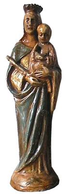 CE0025.jpg; CE0025; H. Maria met kindje Jezus en Koningin des Hemels; sculptuur