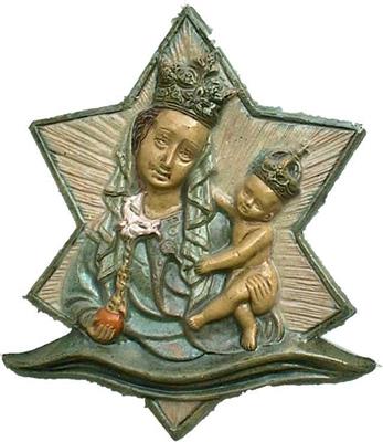 CE0097.jpg; CE0097; O.L.Vrouw Sterre der Zee te Maastricht; reliëftegel