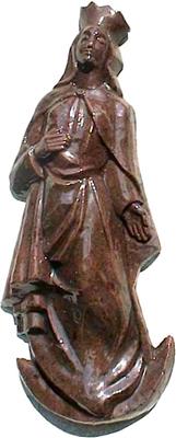 CE0124.jpg; CE0124; H. Maria op maansikkel; wandsculptuur