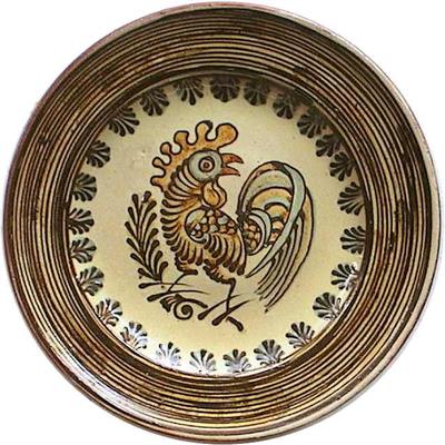 CE0492.jpg; CE0492; bord met diermotief; wandbord