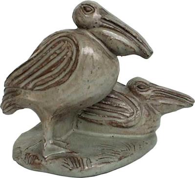 CE0582.jpg; CE0582; pelikaan vogels; sculptuur