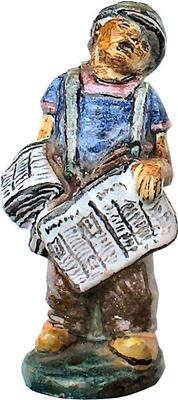 CE0611.jpg; CE0611; krantenjongen; sculptuur