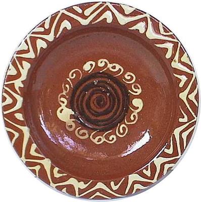CE0657.jpg; CE0657; schaaltje met abstracte figuratie; schaal