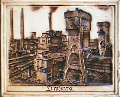 CE0880.jpg; CE0880; tegel met mijnlanschap Limburg; tegel