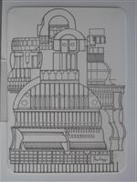 PD1412a.jpg; PD1412; Kaart porselein 'Palladio'; ansichtkaart