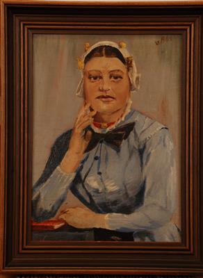 04065b.jpg; 04065; Vrouwenportret (Schoonmoeder van de schilder); schilderij