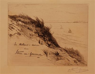 04163b.jpg; 04163; In Hollands duinen; ets