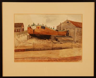 04220b.jpg; 04220; Bomschuit ZV2 in aanbouw (org. titel onbekend); aquarel