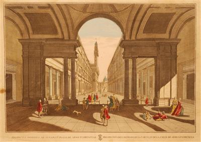 04234b.jpg; 04234; Prospectivade L'Entradade la corte, et de la calle de Arno a Florencia.; ets