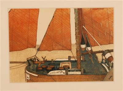 04254b.jpg; 04254; Bomschuit, Zandvoort (org. title onbekend); vaartuig