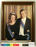 04706a.jpg; 04706; Koningin Beatrix en Prins Claus; portretfoto