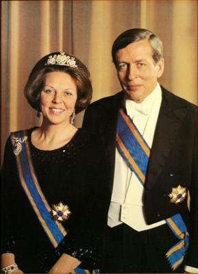 04706b.jpg; 04706; Koningin Beatrix en Prins Claus; portretfoto