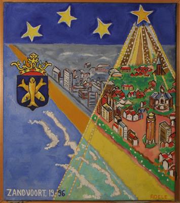 04742b.jpg; 04742; Zandvoort. 1996; schilderij